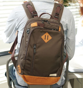 Alpha Backpack Dark Brown